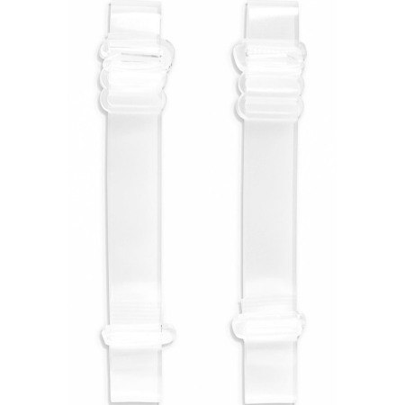 Set 2 bretele pentru sutien InvisibleBra, din silicon ,transparente ,37x1 cm ,reglabile [3]