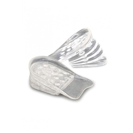 Set 2 bucati inaltatoare pentru incaltaminte, din silicon, 5 cm, imbunatateste postura, transparente, Doty® [4]