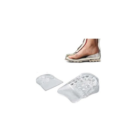 Set 2 bucati inaltatoare pentru incaltaminte, din silicon, 5 cm, imbunatateste postura, transparente, Doty® [1]