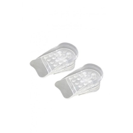 Articole Sanatate & Wellness - Set 2 bucati inaltatoare pentru incaltaminte, din silicon, 5 cm, imbunatateste postura, transparente, Doty®