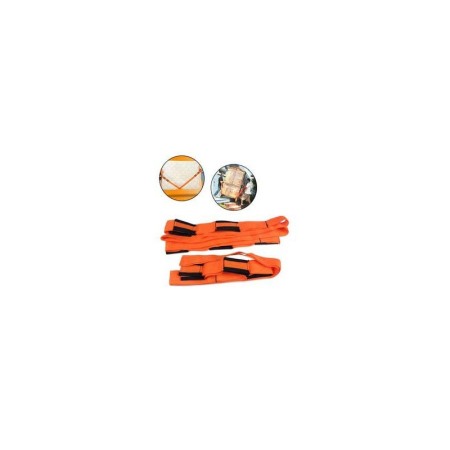 Set 2 curele de ridicat si transportat mobila sau electrocasnice grele, rezistente, usor de utilizat, portocaliu/negru,doty [2]