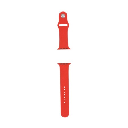 Set 2 in 1 curea din silicon si husa protectie ecran pentru Apple Watch series 1/2/3/4/5 ,materiale de calitate,44 mm, rosu [1]