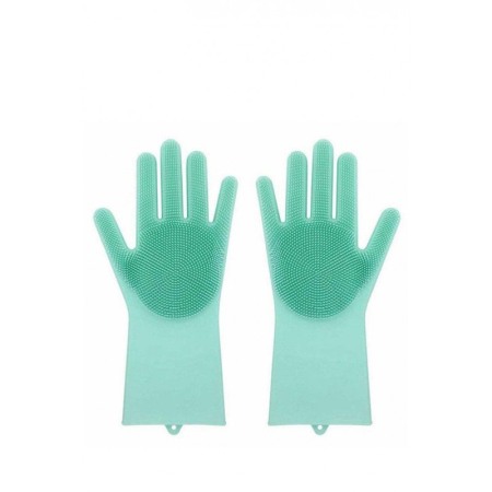 Set 2 manusi multifunctionale din silicon de inalta calitate, peri din silicon pentru spalat vasele, rezistente la temperaturi r [1]
