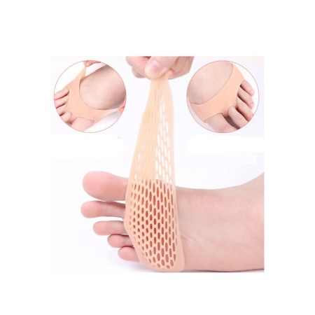 Set 2 pernute din silicon Soft Painless Doty.ro®, anti monturi sau bataturi, pentru sandale/pantofi, universale, elastice, crem [5]