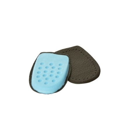 INGRIJIRE PERSONALA - Set 2 Talonete din piele ecologica LeatherHeel, reutilizabile, pernite inaltatoare, universale, 10x8 cm, maro, Doty®️