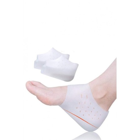 Set 2 talonete pentru calcaie ProtectHeight Doty®, intaritura de 3, 5 cm in plus, fara bataturi dureroase, alb [2]