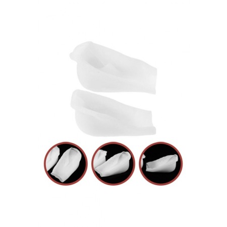 Set 2 talonete pentru calcaie ProtectHeight Doty®, intaritura de 3, 5 cm in plus, fara bataturi dureroase, alb [7]