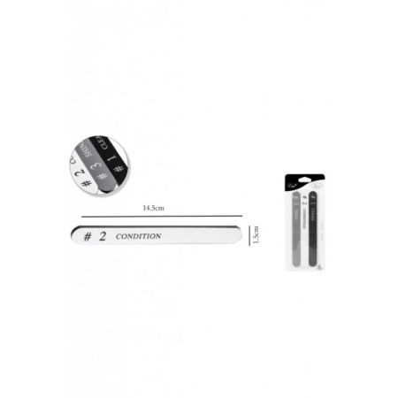 Set 3 pile cosmerice ShinnyNails Doty.ro®, pentru curatarea patului unghial, finisarea unghiei, ofera luciu, multicolor [4]