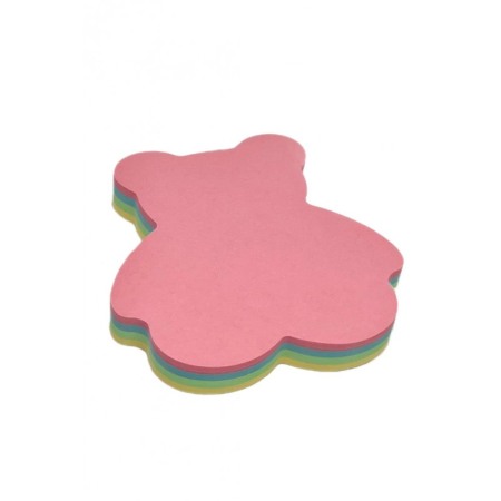 Casa si gradina - Set 300 bucati Adorabile Sticky Notes Doty®, in forma de ursulet, multicolore, 70x70 mm