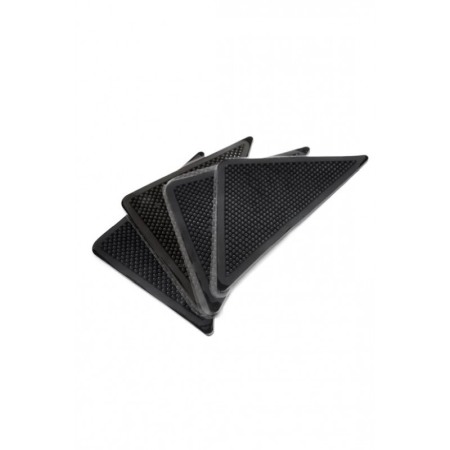 Set 4 benzi adezive anti alunecare Slippery Rugs ,pentru covoare, usor de utilizat, reutilizabile, forma triunghiulara, 17 x 10 [0]