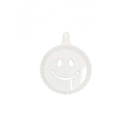 Set 4 forme de ornat cafea sau prajituri ArtON, din plastic, reutilizabile, usor de folosit si curatat, alb, 10 cm [5]