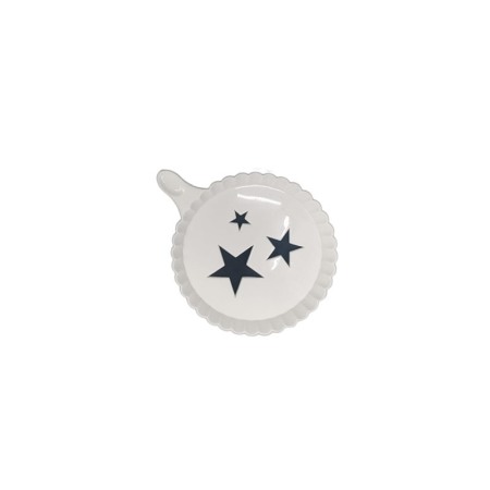 Set 4 forme de ornat cafea sau prajituri Arts II , din plastic, reutilizabile, usor de folosit si curatat, alb, 9 cm, Doty [1]