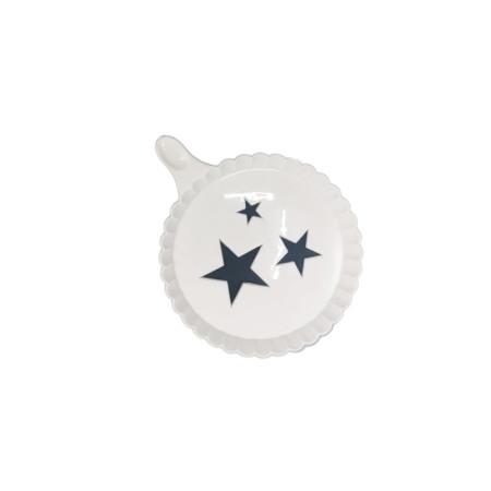 Set 4 forme de ornat cafea sau prajituri Arts III , din plastic, reutilizabile, usor de folosit si curatat, alb, 9 cm, Doty [1]