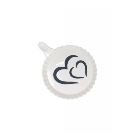 Set 4 forme de ornat cafea sau prajituri Arts III , din plastic, reutilizabile, usor de folosit si curatat, alb, 9 cm, Doty [4]