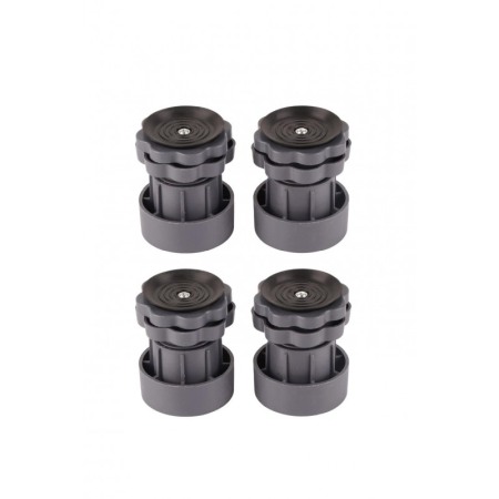 Set 4 picioare pentru masina de spalat rufe MoveIT Suport, Plastic, Se Regleaza Pe Inaltime, Gri, eficiente, Doty® [6]