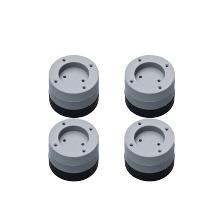 Set 4 suporturi antivibratie FixedMachine,pentru masina de spalat, eficient, gri/negru, 7x3.5 cm [5]