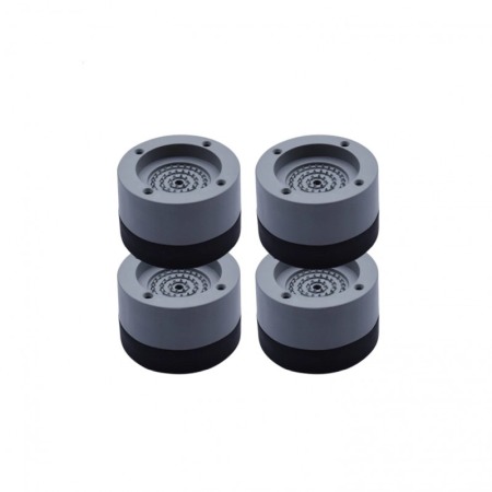 Set 4 suporturi antivibratie FixedMachine,pentru masina de spalat, eficient, gri/negru, 7x3.5 cm [6]
