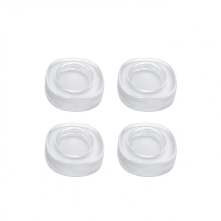 Set 4 suporturi antivibratie FootPad, pentru masina de spalat si mobila, silicon, transparente, 7x2 cm [3]