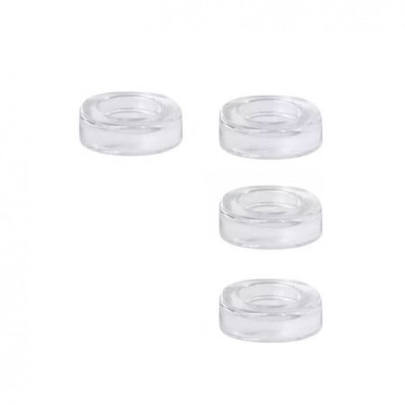 Set 4 suporturi antivibratie FootPad, pentru masina de spalat si mobila, silicon, transparente, 7x2 cm [2]