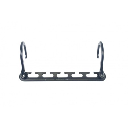 CURATENIE & INTRETINERE - Set 8 organizatoare umerase Hanger Eight, materiale de calitate, multiple functii, economisire spatiul,usor de folosit,negru,dot