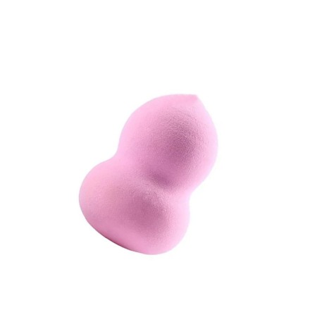 Set Bonita cu buretel cosmetic in forma de para si dispozitiv de curatare faciala, din silicon, roz [8]