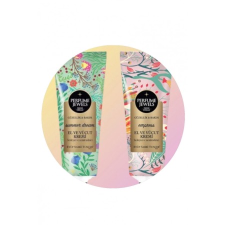 Set Cadou Perfume Jewels Eyup Sabri Tuncer, 2 creme de corp/maini, Summer Dream si Empress, [2]