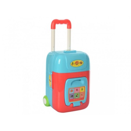 Set casa de marcat,set de joaca supermarket, 34 piese incluse, portabil, sub forma de troler,interactiv, usor de montat,multicol [3]