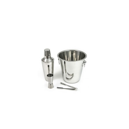 Set cocktail si bauturi Silver Cooper Drinks, 5 piese incluse, inox, design elegant, argintiu, 500 ml [4]