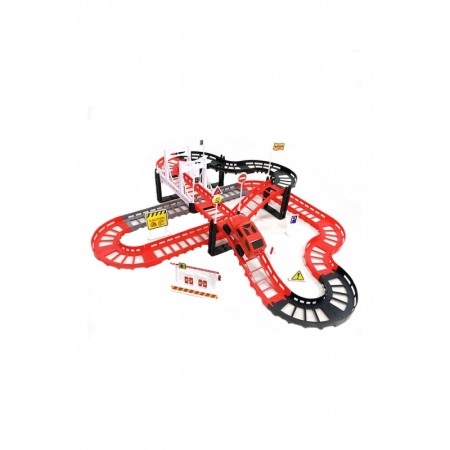 Acasa - Set de constructie, circuit pentru masini, masina inclusa,accesorii, 36 piese, 2.5 m ,doty