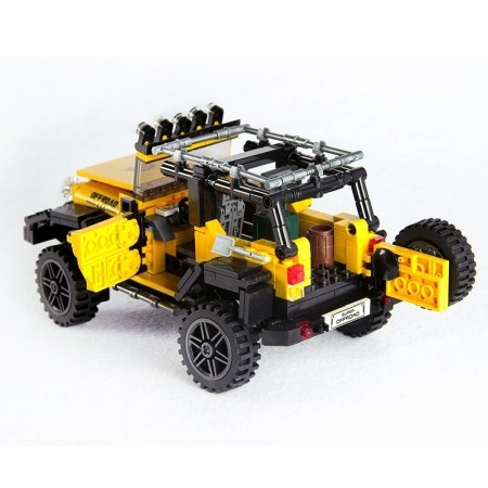 Set de constructie distractiv, model masina OFFROAD ADVENTURE, 610 piese,jucarie de colectie pentru copii si adulti, multicolor, [7]