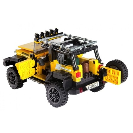 Set de constructie distractiv, model masina OFFROAD ADVENTURE, 610 piese,jucarie de colectie pentru copii si adulti, multicolor, [0]