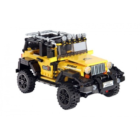Set de constructie distractiv, model masina OFFROAD ADVENTURE, 610 piese,jucarie de colectie pentru copii si adulti, multicolor, [9]