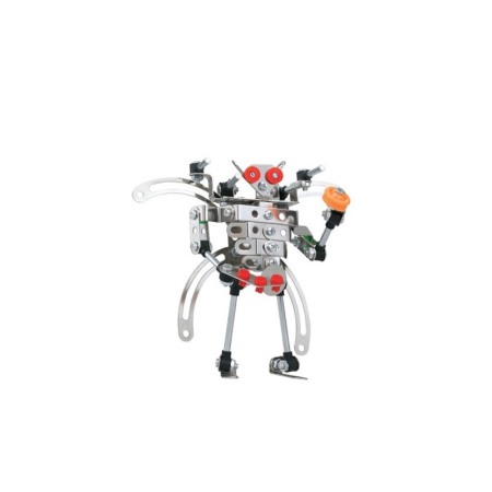 Jucarii hobby - Set de constructie DIY educativ, model robot, 142 piese, multicolor, Doty®