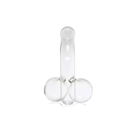 Set Decantor Party DrunkenBalls cu 2 pahare, design creativ, din sticla, 500 ml, 23 cm, transparent, Doty® [12]