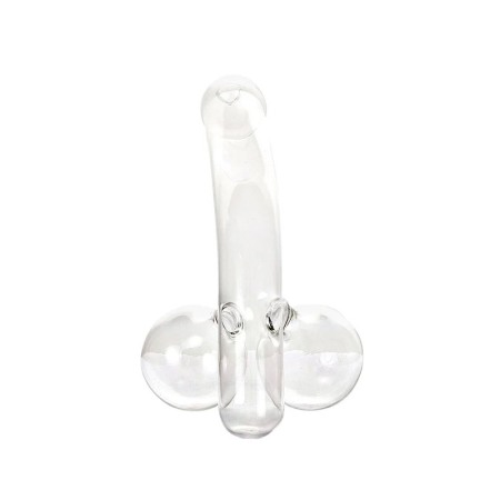 Set Decantor Party DrunkenBalls cu 2 pahare, design creativ, din sticla, 500 ml, 23 cm, transparent, Doty® [10]