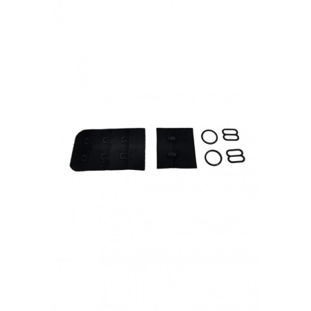 Set extensii prelungire sutien Ad ON, 4 pozitii suplimentare, accesorii incluse, 5 x 3 cm, alb/negru [4]