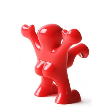 Set Joyful Men, tirbuson, dop, desfacator, material rezistent, design modern, rosu [3]