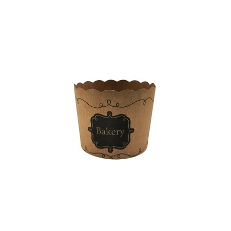 Set PaperSweets 50 Forme Briose si Cupcake, ovale, Design Minimalist, maro, Rezistente la Coacere, design cretiv,  Doty® [2]