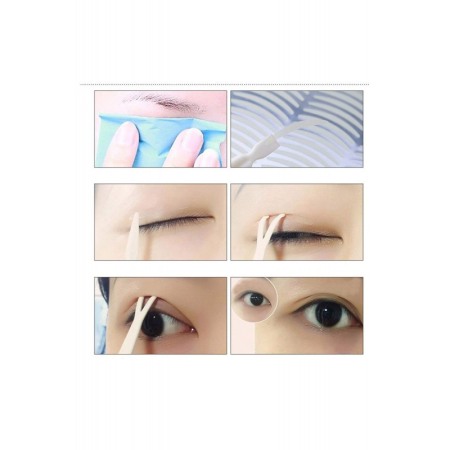 Set plasturi lifting CatEye, pentru pleoape, efect imediat, 60 plasturi, usor de utilizat, transparenti [4]