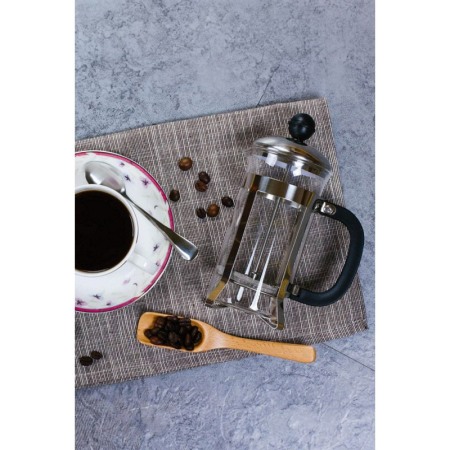 Set Rasnita manuala de cafea CoffeEpoque Doty® si presa franceza multifunctionala, sistem macinare ceramic, 16.5x9.5 cm [6]