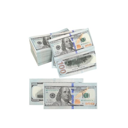 Set servetele de petrecere Dola$ Doty®, inscriptionate cu dolari,  10 bucati, 2 fete, verde [4]