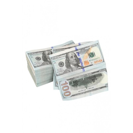 Casa si gradina - Set servetele de petrecere Dola$ Doty®, inscriptionate cu dolari,  10 bucati, 2 fete, verde
