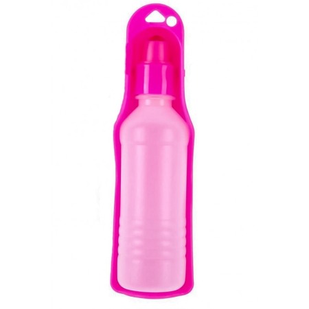 Pisici - Set sticla portabila 400 ml ,pentru animale de companie culoare ALBASTRA Doty