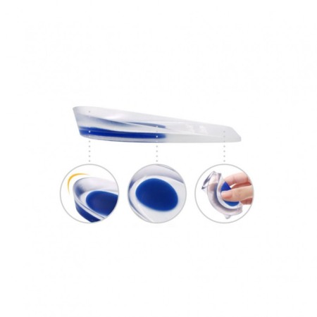 Set Suport din silicon pentru calcaie SafeCup Callus, marime 41-45, transparent [1]
