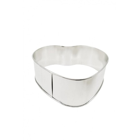 Set Tava de copt Silver Platter Heart, pentru torturi si prajituri, cu fundul detasabil, argintiu, 25x8 cm [1]