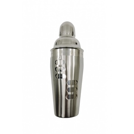 Shaker dublu rotativ DIY Cocktails Doty®, cu 8 retete incluse, inox, 500 ml, argintiu [4]