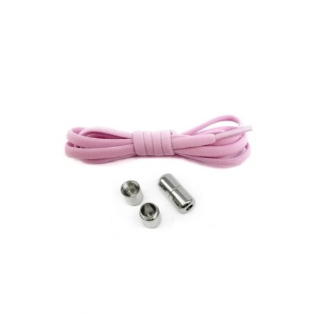 Acasa - Sireturi CoolMag pentru pantofi sport, elastice, cu capsula magnetica, 0.6x120 cm, roz deschis, Doty®️