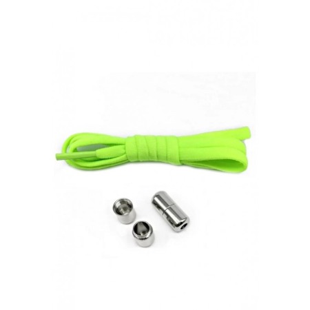 Sireturi CoolMag pentru pantofi sport, elastice, cu capsula magnetica, 0.6x120 cm, verde, Doty®️ [1]
