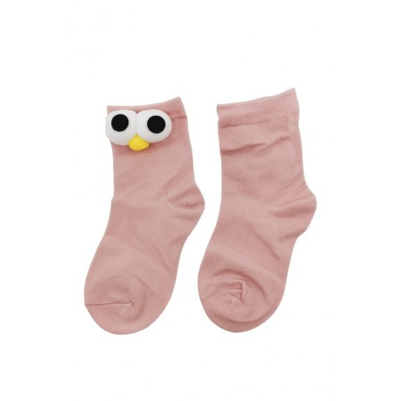 Sosete pentru copii FunnyEyes, bumbac, design creativ, marime 30-35, roz, Doty®️ [2]