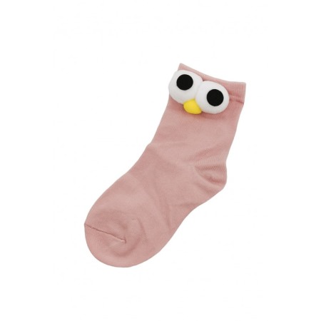 Sosete pentru copii FunnyEyes, bumbac, design creativ, marime 30-35, roz, Doty®️ [3]